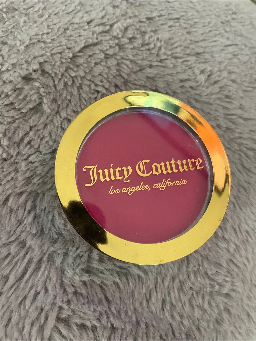 Juicy Couture Rose Pink Cream Blush with Gold Trim